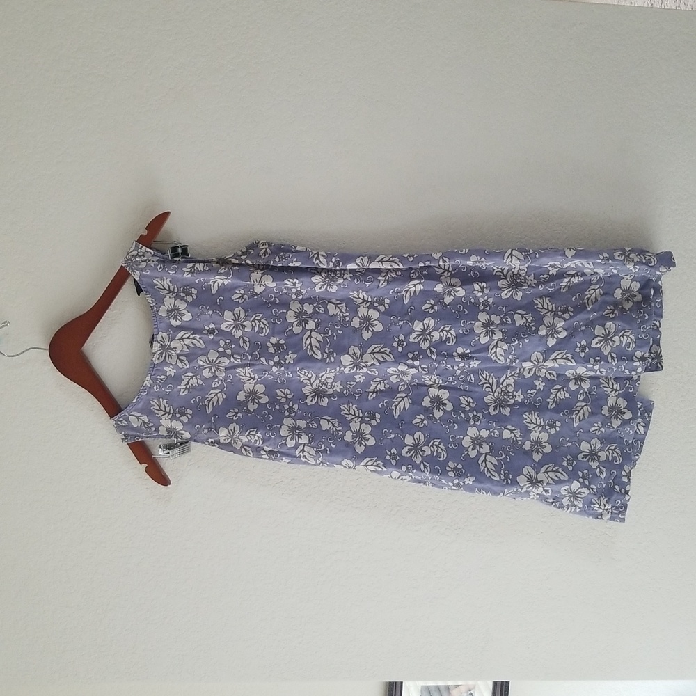 Pataloha Light Blue Tropical Mini Dress